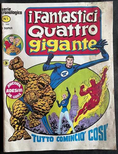 Fantastici quattro gigante - quattro,