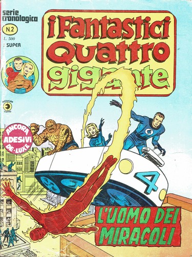 Fantastici quattro gigante - quattro,