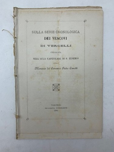Sulla serie cronologica - , dei