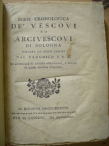 Serie cronologica vescovi - serie,