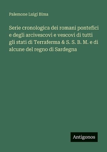 Serie cronologica dei - , romani